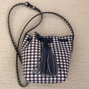 J. Crew Crossbody Gingham Check Bag